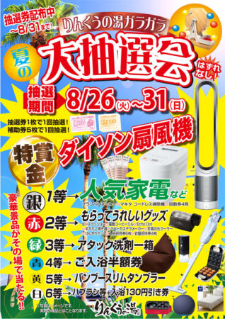 夏の大抽選会